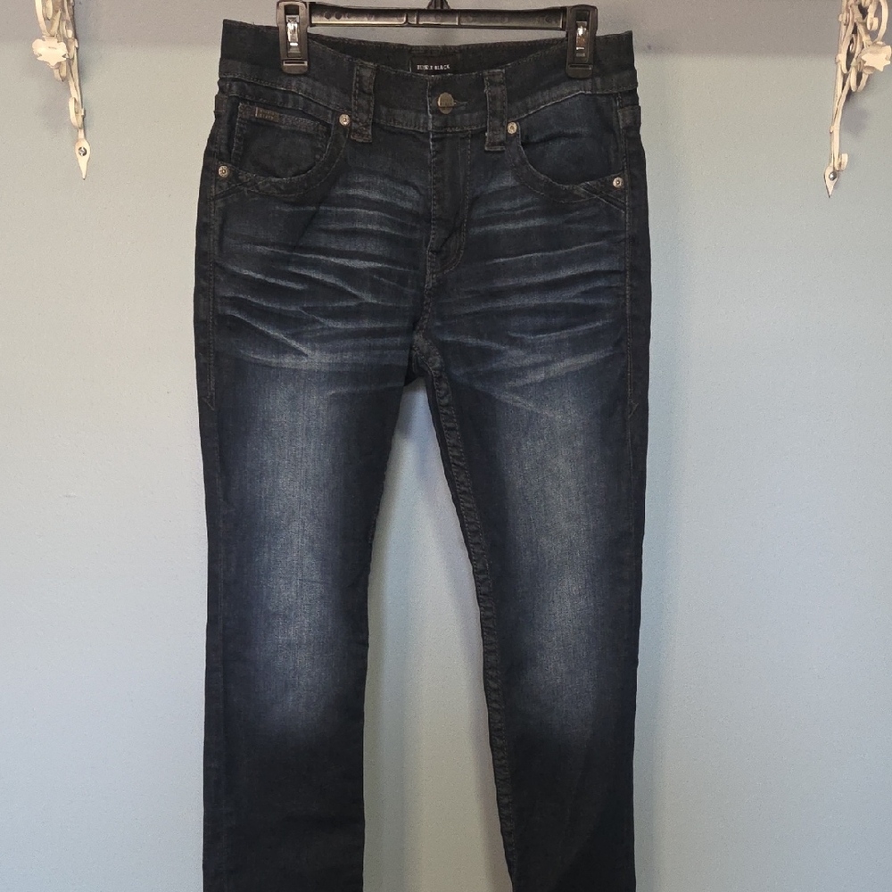 Buckle Deep Indigo Straight Jeans